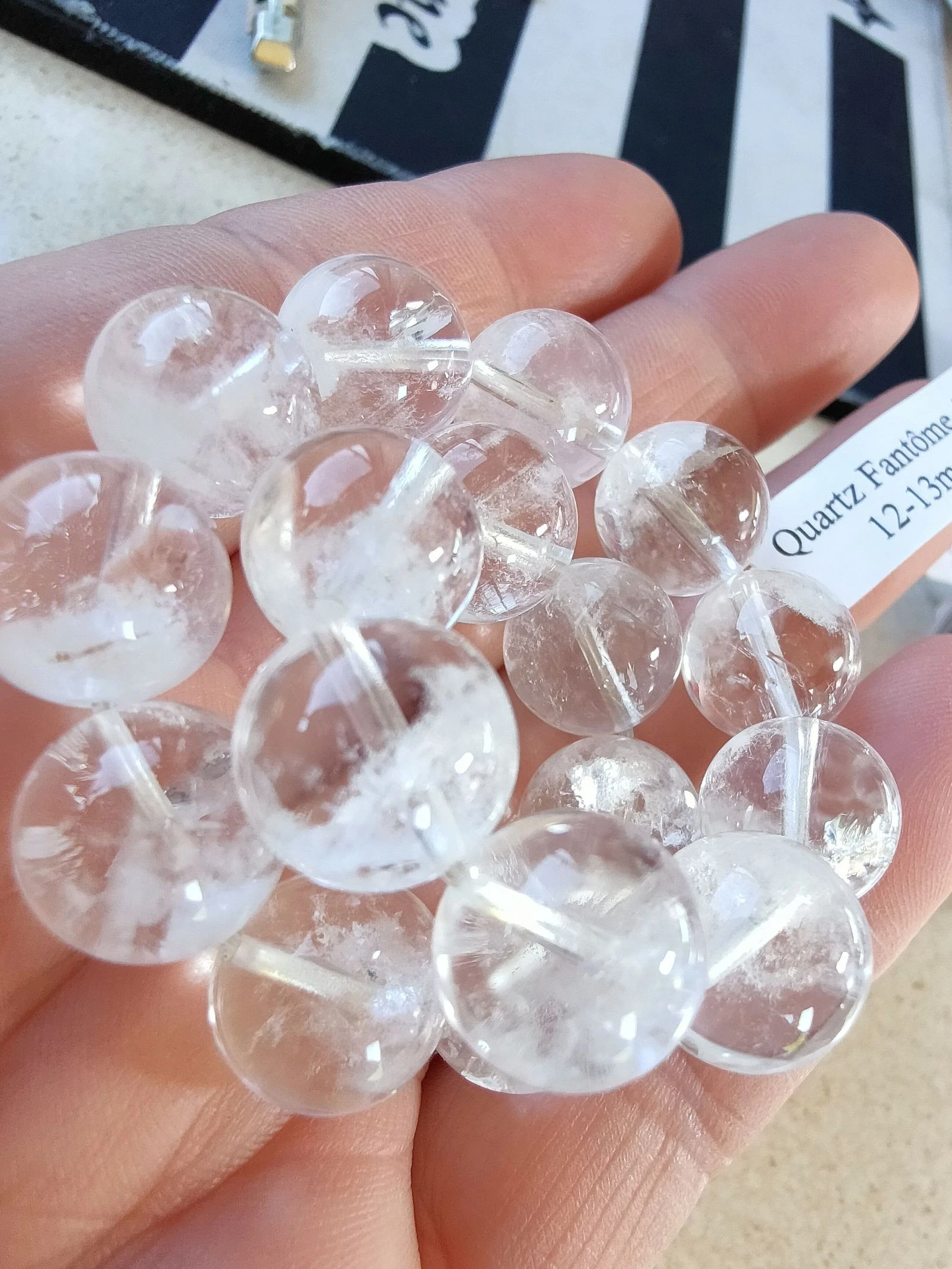 Uma pulseira de quartzo fantasma AA – photo 4
